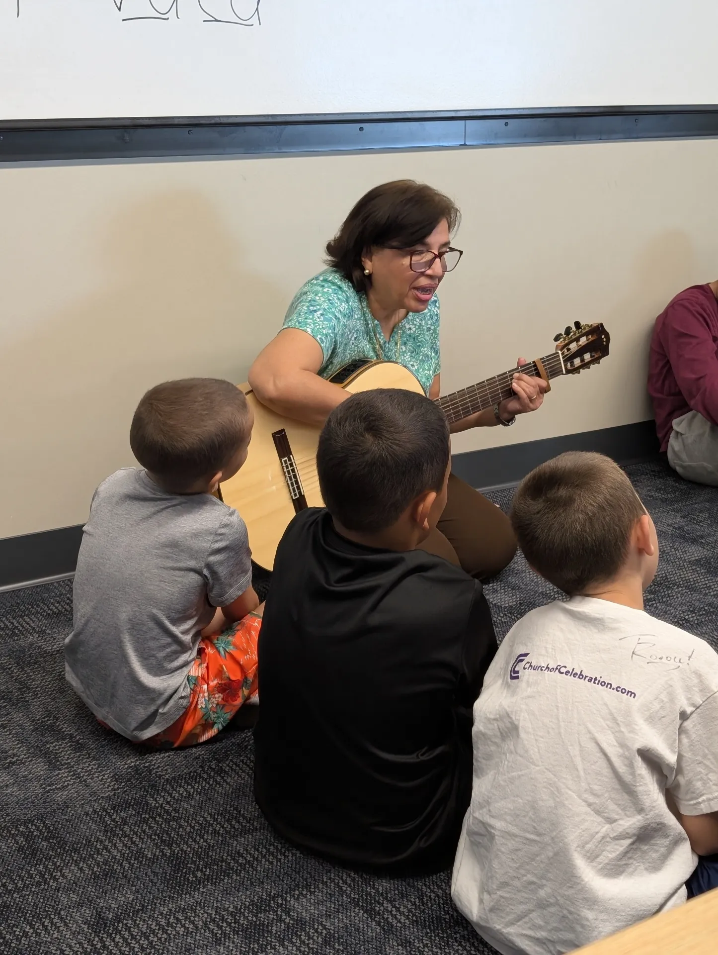 Sanctuary Spanish music time with guitar